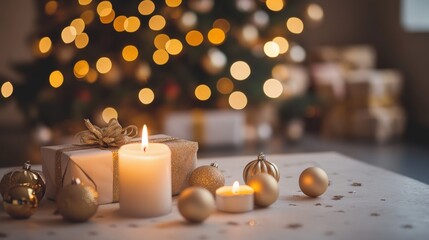 Festive Christmas Holiday Still Life