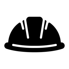 helmet glyph icon
