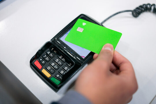 Digital purchase with contactless green card