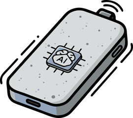 AI Powered Pet Tracker Device with Paw Print Chip.