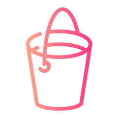bucket gradient icon