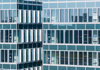 Modern Office Building Glass Facade Architecture