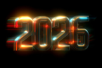 Title

Abstract 3D Metallic "2026" with Glowing Reflections on Dark Background