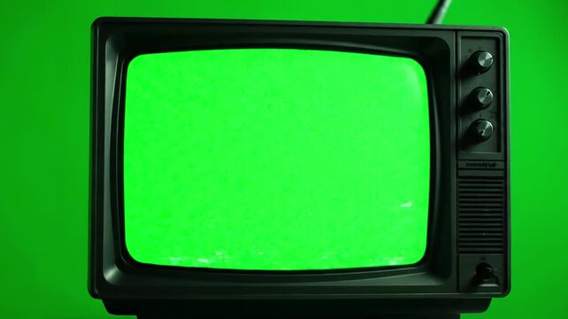 Chroma Key Footage with green screen vhs motion overlay effect of an old tv a kinescope on rounded edges the retro grainy noise light leaks glitches distortion, overlay, glitch, static noise, scan