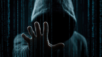 Mystery Figure Manipulating Code in Dark Setting