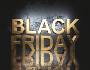 Black Friday Deal Announcement: Capturing the essence of a massive sale event with eye-catching typography, perfect for marketing campaigns and promotional material. 