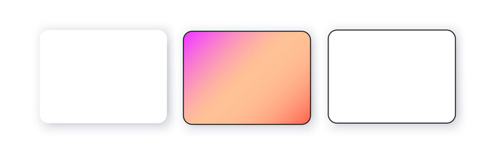 Tablets with blank screens