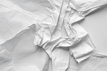 Rough white a4 size and wrinkled paper background poster texture