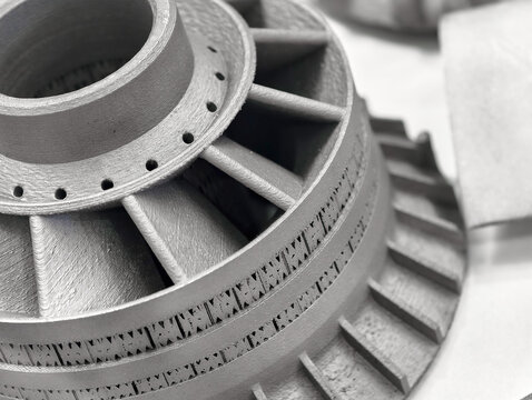 Additive manufacturing of intricate metal components using advanced 3D printing technology in a production facility