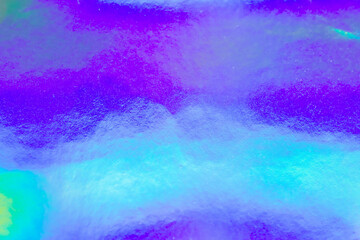 Fototapeta premium Holographic rainbow foil iridescent texture abstract hologram background