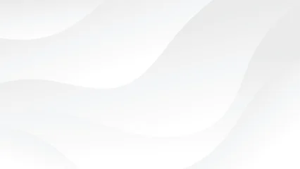 Fototapeten Pony abstract white wavy lines background  © piggu