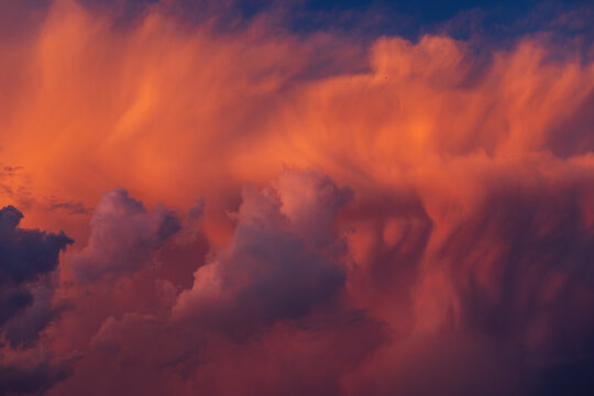 Dramatic Sunset Clouds - Powered by Adobe