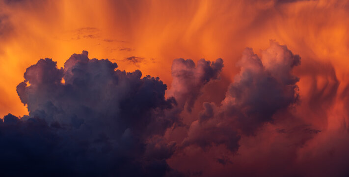 Dramatic Sunset Clouds