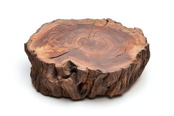 Natural Rustic Wooden Tree Stump Slice for Home Décor, Crafts, and Unique Table Centerpiece