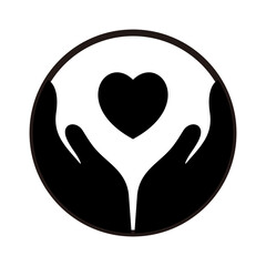 Mental health solid icon. Psychology illustration.