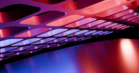 3d abstract color mesh wallpaper