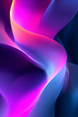 Fluid, colorful abstract forms flow and blend in a vibrant composition.