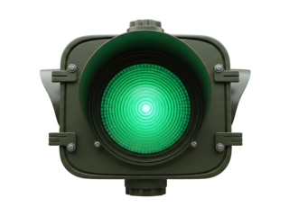 Green Traffic Light Go Signal Road Safety Intersection Transportation