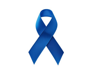 blue awareness ribbon