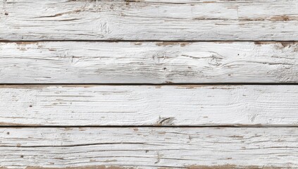 Naklejka premium Whitewashed wooden planks. Horizontal texture