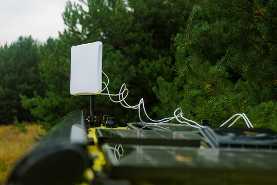 IoT Device Connected in Forested Area for Remote Data Transmission