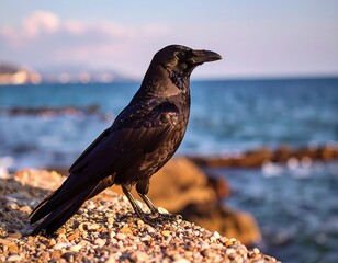 Coastal Bird Perched