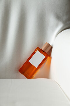 A dark orange bottle