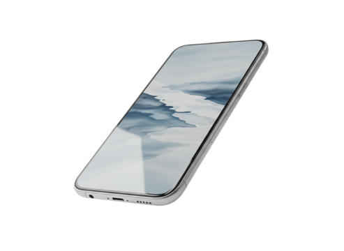 3D Single modern smartphone