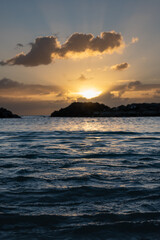 Obraz premium sunset over the ocean
