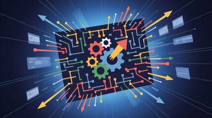 Digital Innovation with Gears, Arrows, and Network Connections