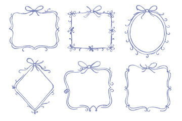 Decorative Frame Design Collection – Elegant Border Vector Set