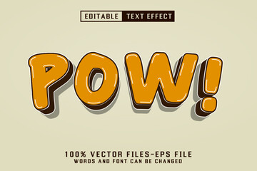 Pow Editable Text Effect