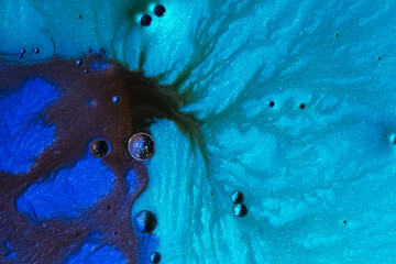 Abstract teal background with branching texture