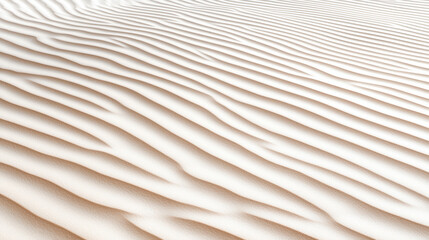 Obraz premium Smooth sand patterns create serene landscape with gentle curves and lines