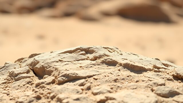 omniscient. Desert rock surface with visible heat waves distorting the air above. travel magazines, destination branding, designed for travel destination branding, elevates destination branding.