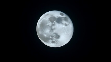 Fototapeta premium planetarium. Close-up view of the moon showcasing detailed craters under cool blue moonlight. STEM education sheets, lab safety posters, designed for STEM education and laboratory safety posters.