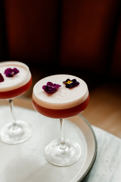 Sakura Fizz Cocktail