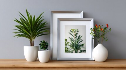 Fototapeta premium Interior design elements creating a minimalist home decor