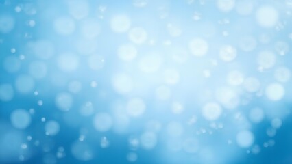 Obraz premium Simple blue winter gradient background, Christmas theme