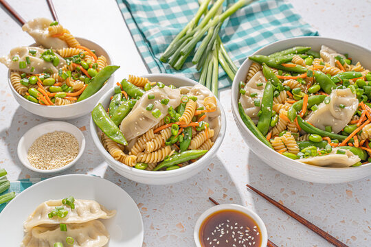 Potsticker Pasta Salad