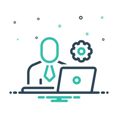 Mix icon for it manager