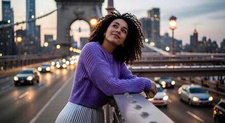 Lavender City Dream. Perfect for: Fashion advertising, lifestyle mood visuals, creative campaigns