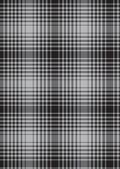 Plaid fabric pattern, blue, brown, cream, seamless for textiles, and for designing clothes, skirts or decorative fabrics. Vector illustration.