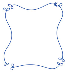 ribbon wave frame banner illustration banner clipart