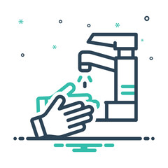 Mix icon for hygienic practices