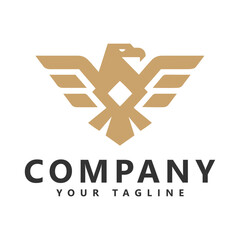 Initial w eagle logo modern letter w forming eagle bird design logo vector illustration