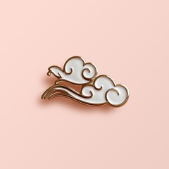 한국 문화 상징 에나멜 핀
