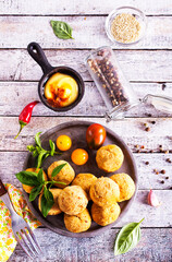 plate of fried falafel balls