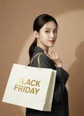 한국 쇼핑 및 선물 세일 콘셉트