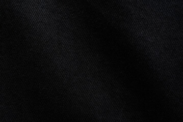 Black denim fabric texture background